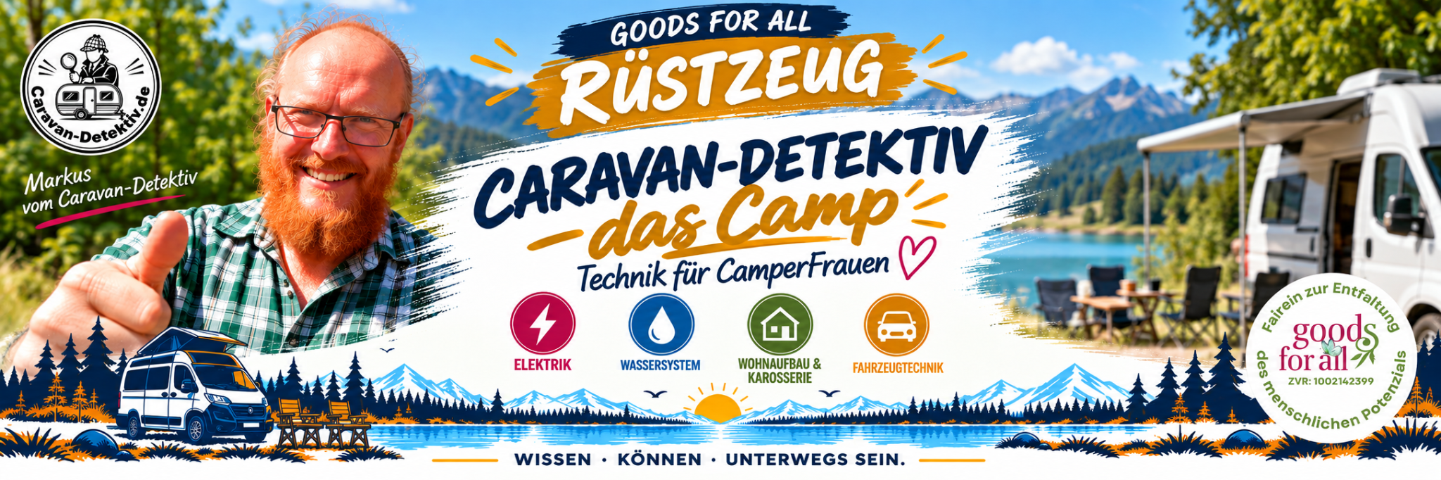 Goods for all Rüstzeug – Caravan-Detektiv – Technik für CamperFrauen